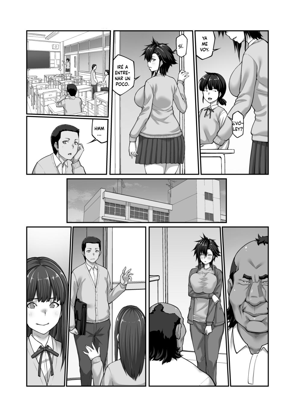 [ClimbCrown] Nakadashi Oji-san ni Nerawareta Mesu wa Nigeru Koto ga Dekinai ~Fujitomo Megumi Hen 4~ [Spanish] [Digital] - Page 32
