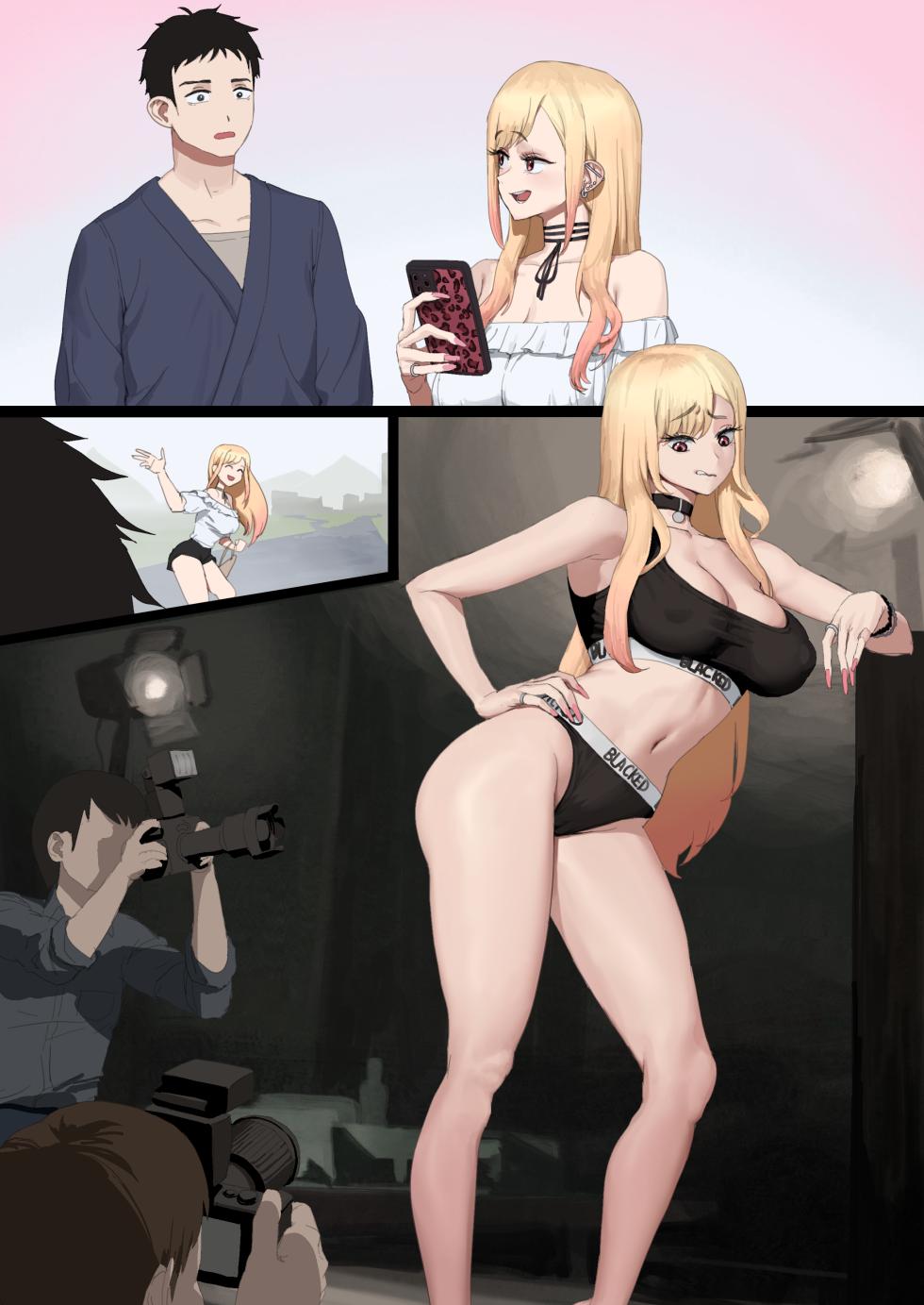 [wjs07] Kitagawa Marin's Blacked JAV (Sono Bisque Doll wa Koi o Suru) - Page 13