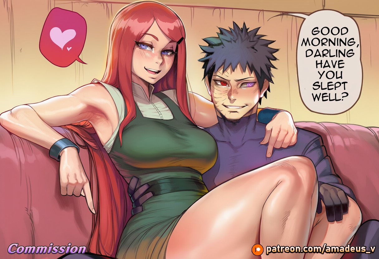Kushina Uzumaki x Obito Uchiha [AI Generated] - Page 1