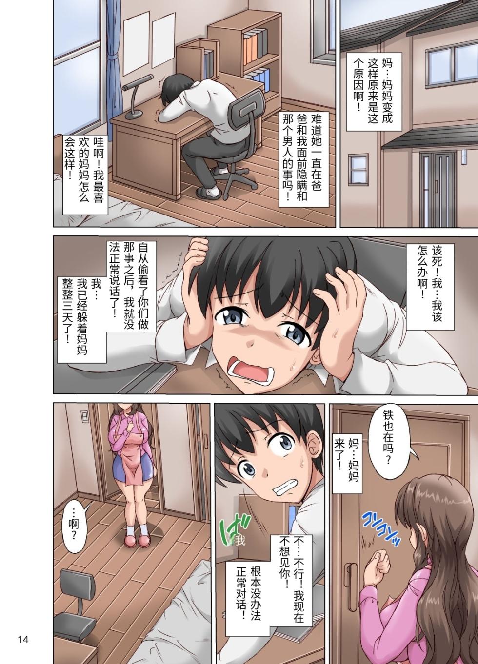 [Cat Tower (Nyagomaru)] Boku wa Netorare Mama o Nozokimi Suru [Chinese] - Page 14