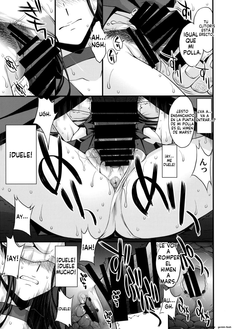 (Online Tora Matsuri 2020 Summer) [Secret Society M (Kitahara Aki)] Mars o Chuunen Chinpo de Seiteki Sakushu Shitai! (Bishoujo Senshi Sailor Moon) [Spanish] [MTL] - Page 14