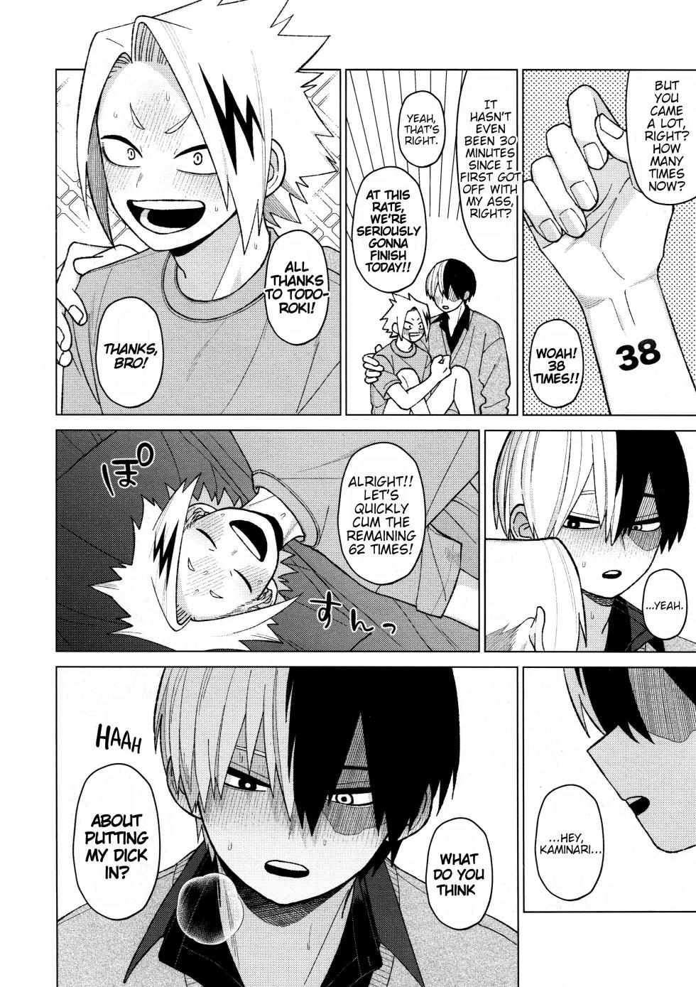 [MidoriMinoMidori! (Sanpa)] Zetchou COUNT 100 (Boku no Hero Academia) [English] - Page 38