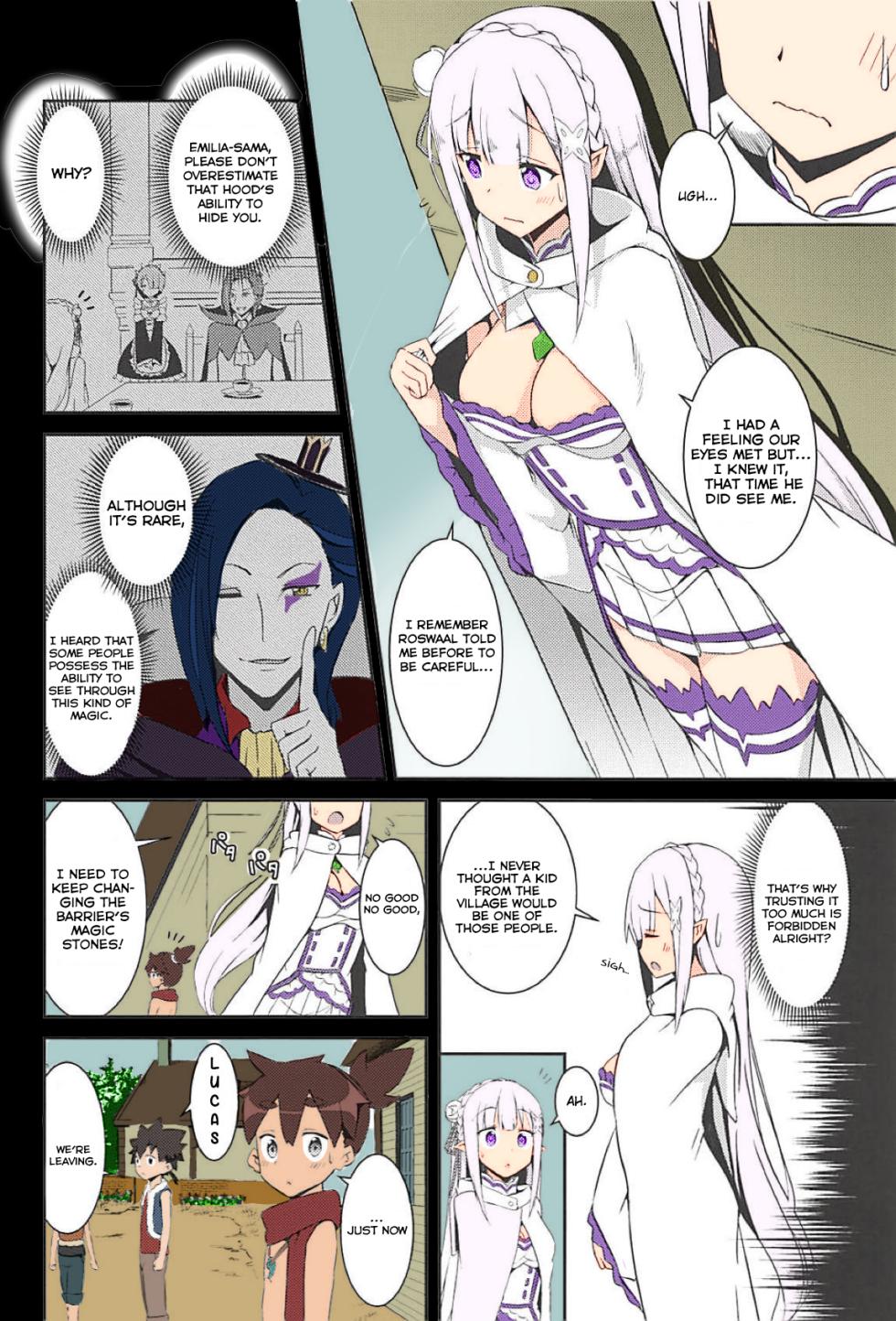 (C94) [Chelsea lip (Minato Yoshihiro)] Majo no Nokoriga | The Witch's Lingering Scent (Re:Zero kara Hajimeru Isekai Seikatsu) [English] [Thennos scans] [proyectoanimeh] [Colorized] - Page 3