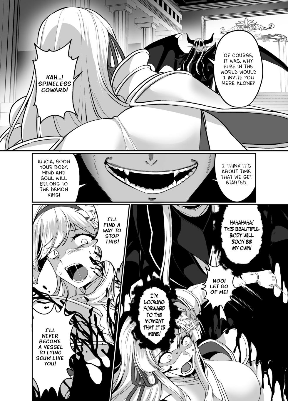 [Seika Kairaku Shoten (Kuchiba Koki)] Hyouten no Kishi Alicia ~Seigi no Hime Kishi ga Maou no Utsuwa ni Somari Ochiru Toki kara~ [Digital] [English] - Page 11