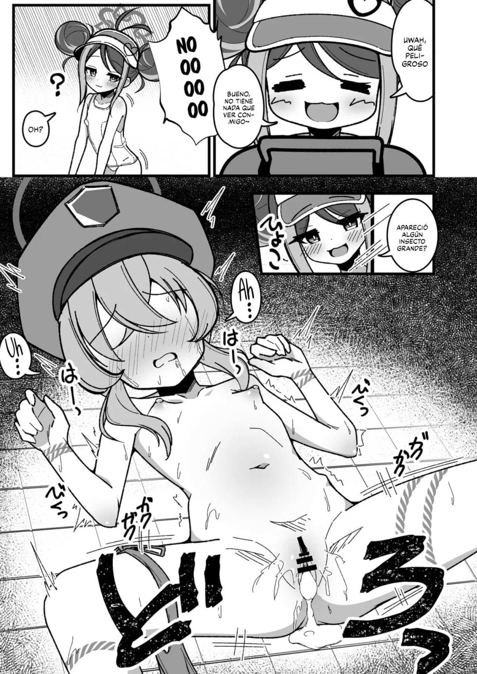 [Yuukyuu Hetansuki (Mamiyahara Hitoshige)] Kusuri Asobi. | Jugando con Medicamentos. (Blue Archive) [Spanish] [Traducciones Jaguarlo] [Digital] - Page 4