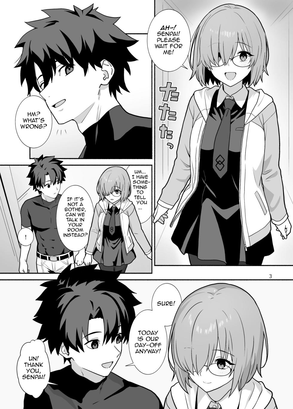 [Tsukinami Days (Kiya Hajime)] Ashita ga futari o wakatsu made | Until tomorrow comes to separate us (Fate/Grand Order) [English] [DeppoTL] - Page 2