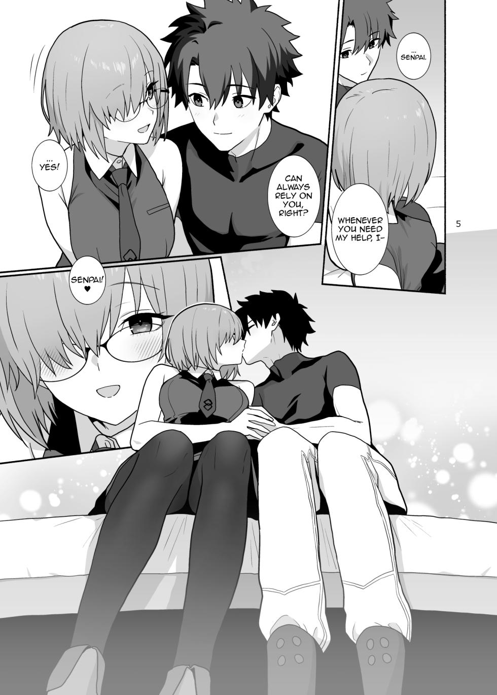 [Tsukinami Days (Kiya Hajime)] Ashita ga futari o wakatsu made | Until tomorrow comes to separate us (Fate/Grand Order) [English] [DeppoTL] - Page 4