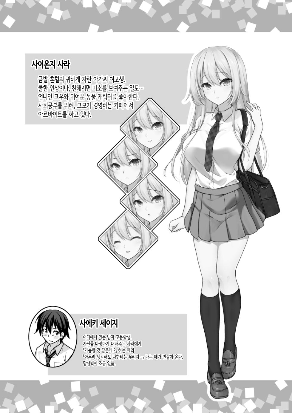 [Marimo-ya (Mori Marimo)] Risou no Kanojo 1 ~Chorokawa Ojou-sama・Sara to Love Hotel de Toroama Nuresuke H~ [Korean] [Decensored] - Page 4