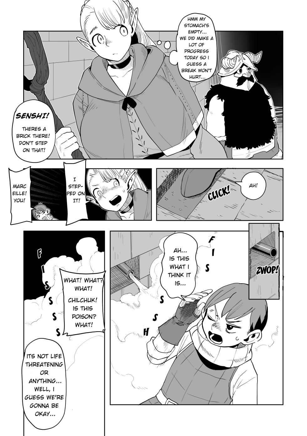 [Oekaki Kaki] Dungeon Meshi- How to Remove the "Horny" Gas Debuff! (Dungeon Meshi) - Page 1