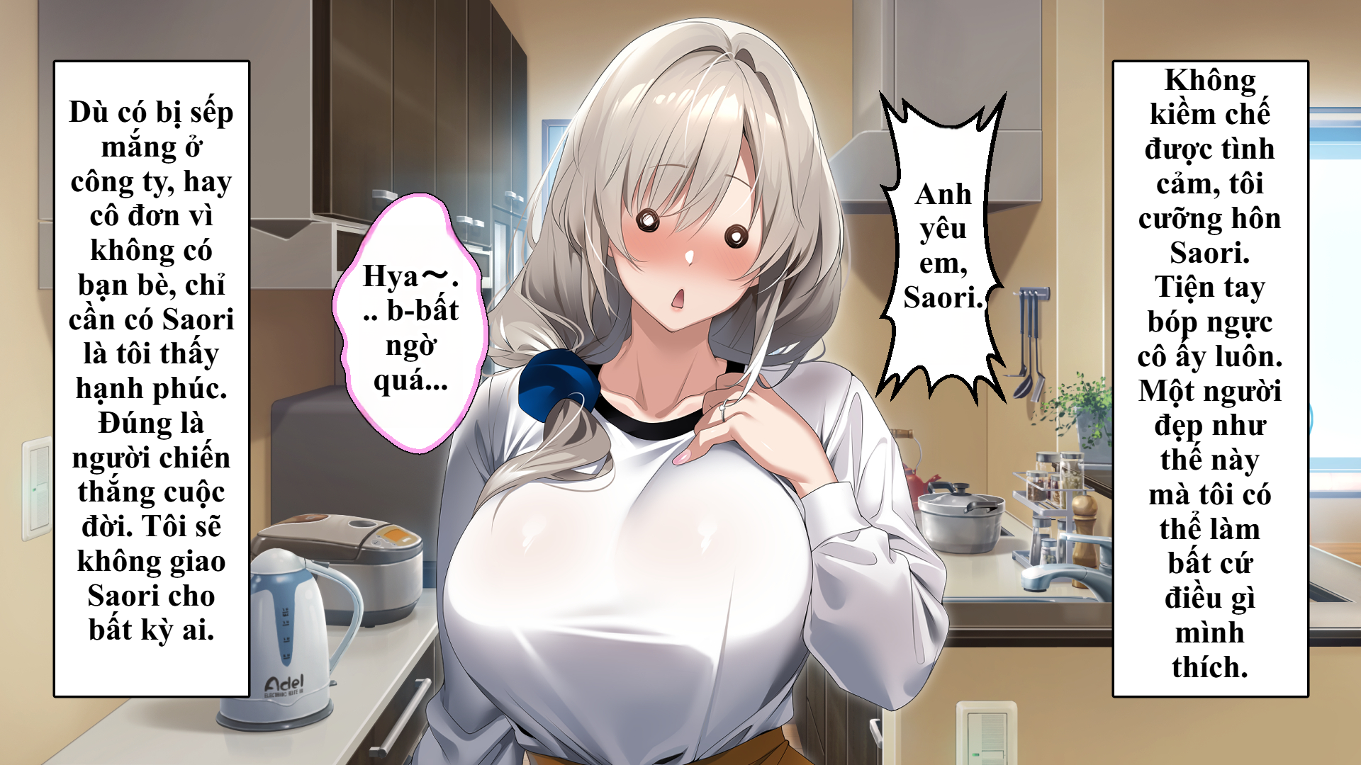 [eyechil Works (Hayashi Cherry)] Boku no Aisuru Ottori Tsuma ga Netorarete Haramasareta Hanashi | Từ người vợ dịu dàng đến 'máy đẻ' của gã dân chơi. - Page 9