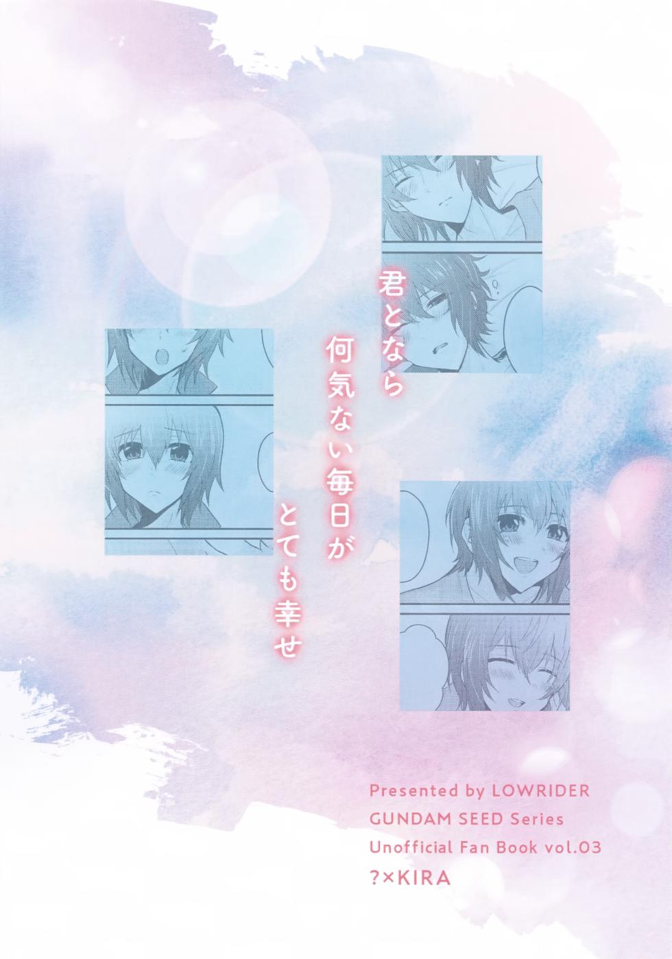 (Saikyou Coordinator no Ansoku) [LOWRIDER. (Shion)] Shiny Happy Days (Gundam Seed) - Page 24