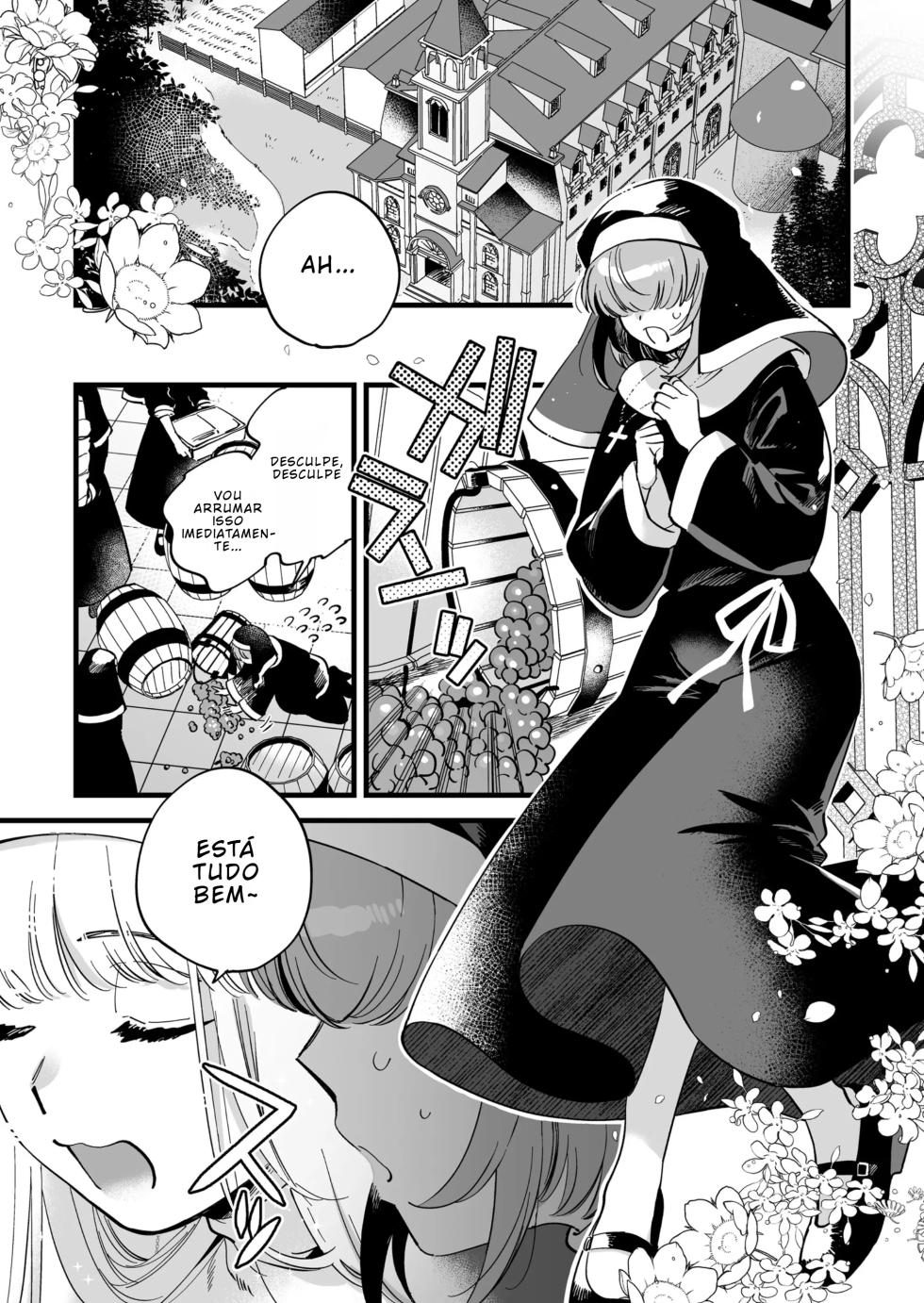 [Yukataro] Salvação do Desejo Sagrado~ O Treinamento da Irmã Spica com sua Discípula~ [Português PT-BR] - Page 3