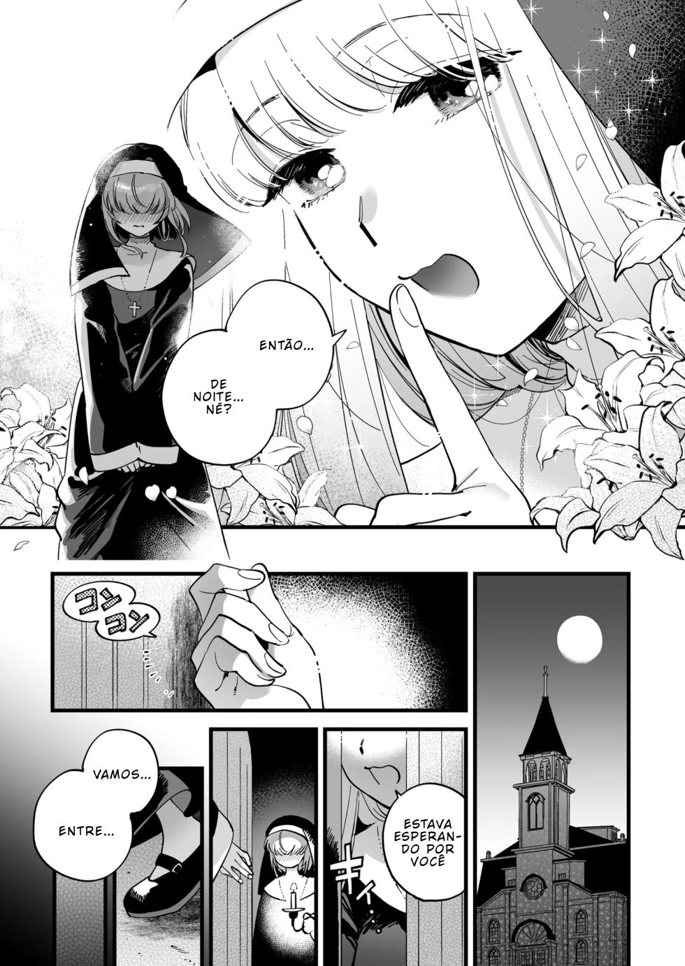 [Yukataro] Salvação do Desejo Sagrado~ O Treinamento da Irmã Spica com sua Discípula~ [Português PT-BR] - Page 7