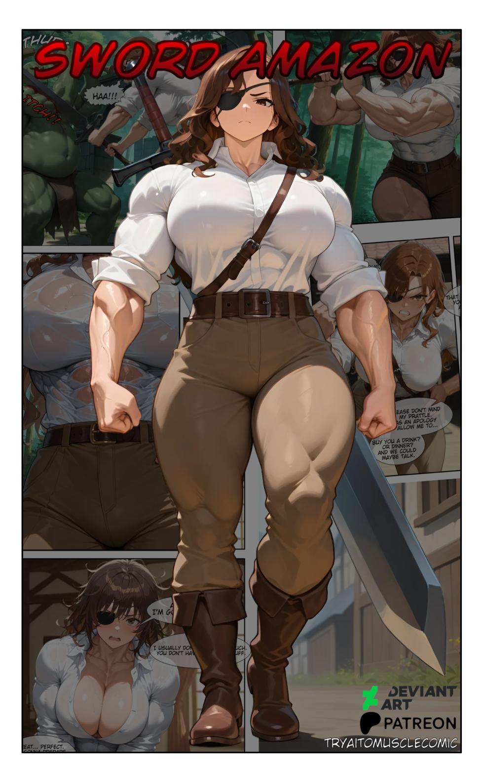 Sword Amazon [AI Generated] - Page 1
