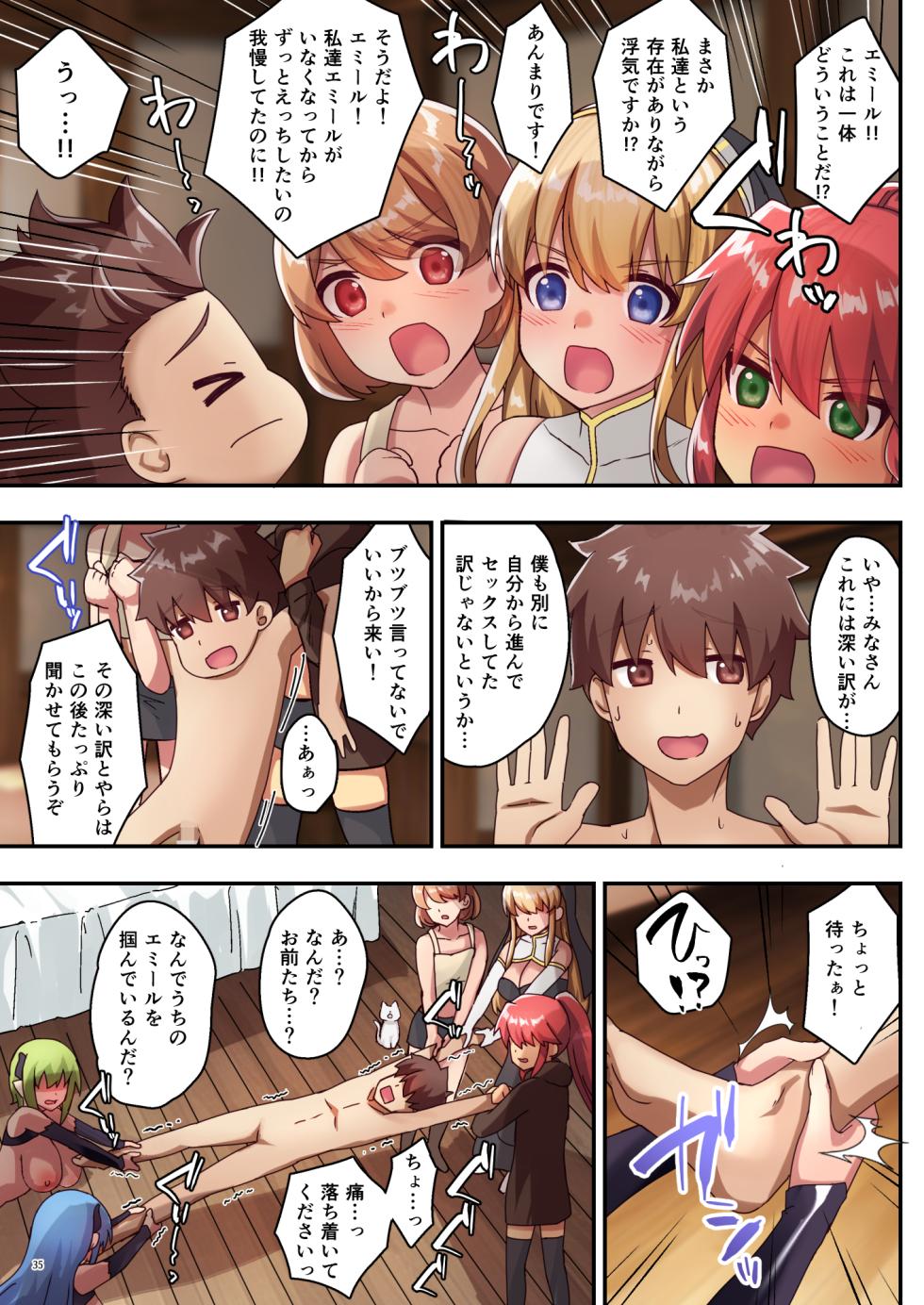[diletta (さとうちーふ)] 女性ばかりのパーティにヒーラーの僕が加入した結果3 [DL版] - Page 37