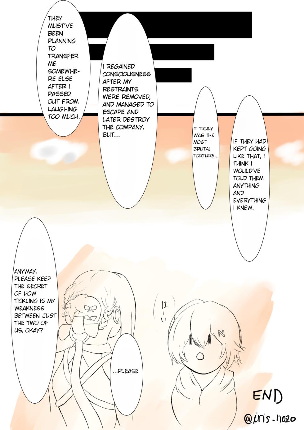 [iris_nozo] A captured agent gets her weakness revealed and is tickle tortured... (English) - Page 6
