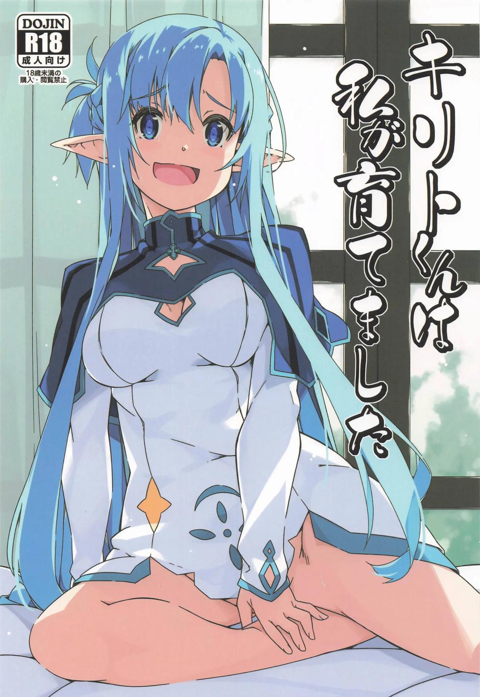 (SC2025 Summer) [Angyadow (Shikei)] Kirito-kun to Watashi ga Sodatemashita (Sword Art Online) [English] [VGT13] - Page 1