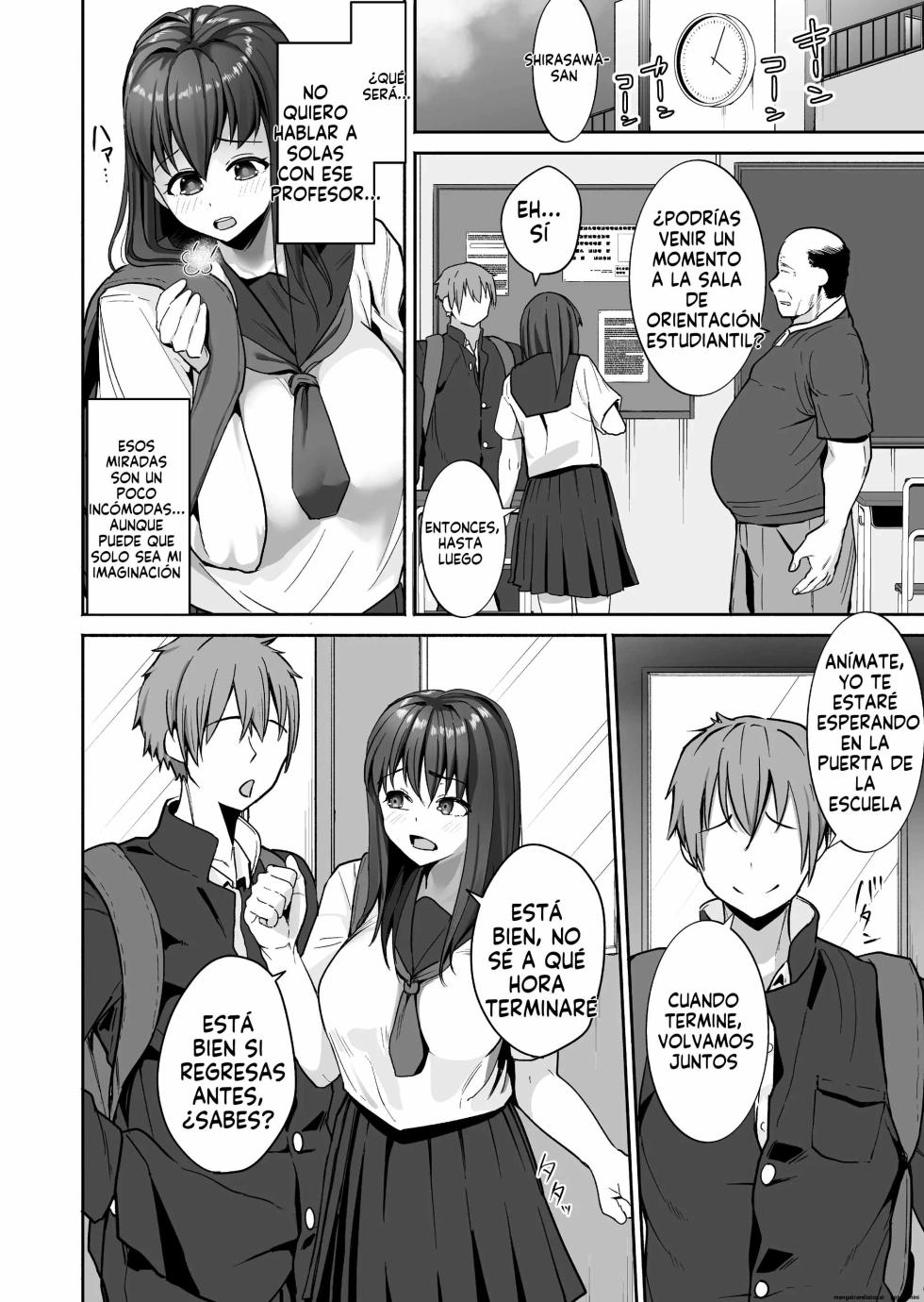 [Misaki (Kayanoi Ino)] NTR Seito Shidou｜Orientación Estudiantil NTR [Spanish] [FallenSub] - Page 8
