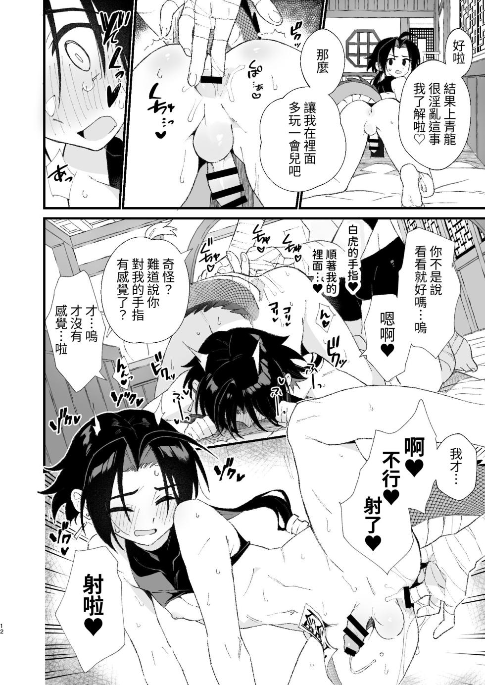 [Pometeor (Enotou)] Byakko-kun to Seiryuu [Chinese] [SY翻譯] [Digital] - Page 11