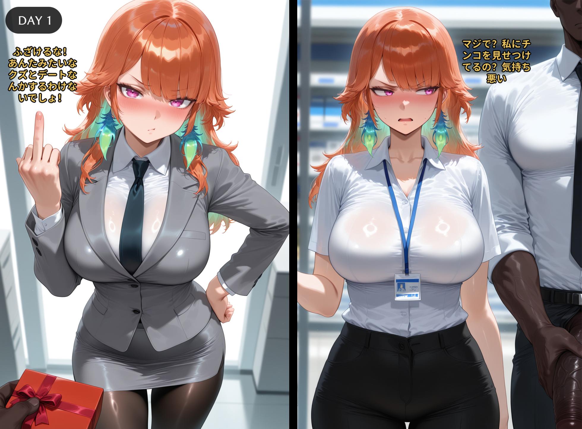 小鸟游キara - 讨厌的黑人同事一周内就追到了女神 (Hololive) [AI Generated] - Page 3