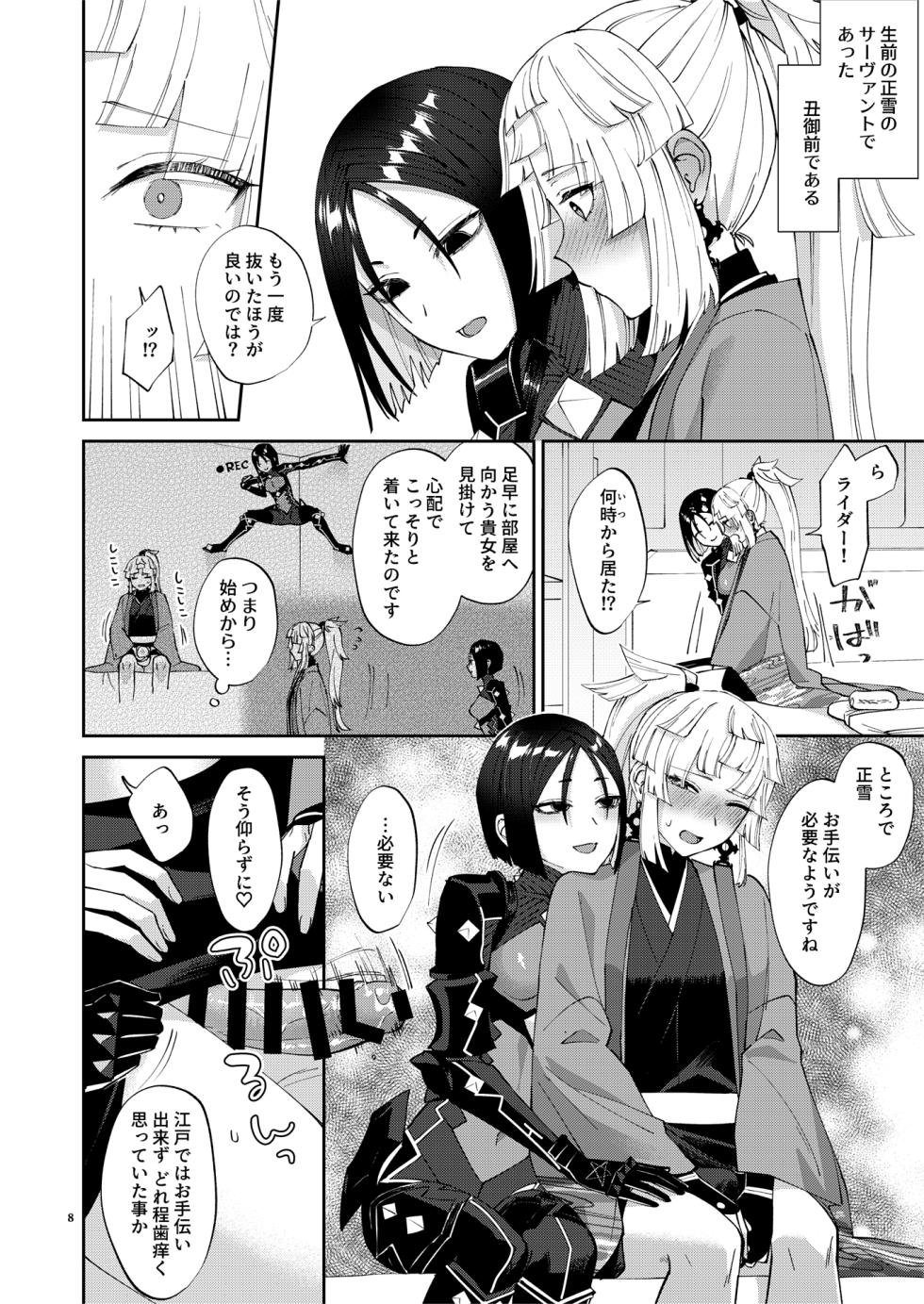 (C106) [Manmanya (Titiduki)] Anata ga(tame no)futanari dakara (Fate/Grand Order) [Digital] - Page 8