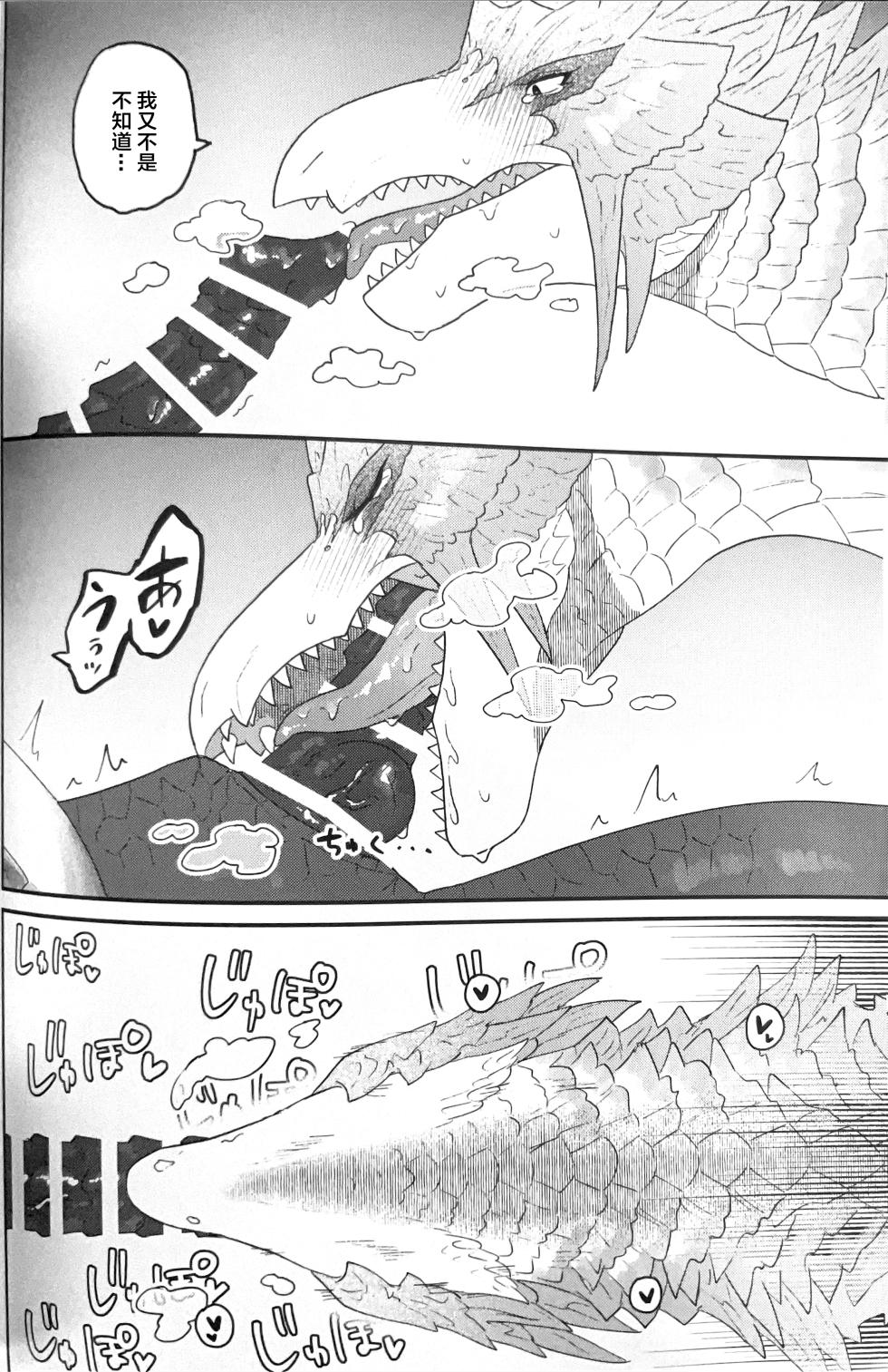 (Kemoket 15) [Kemikaru Purin (chemical-lulu)] Rin Naru Tama ni wa Kanbi Naru Hajime(kizu) o | 为凛然的明珠刻上甜美的瑕疵 (Monster Hunter) [Chinese] [ZX个人汉化] - Page 19