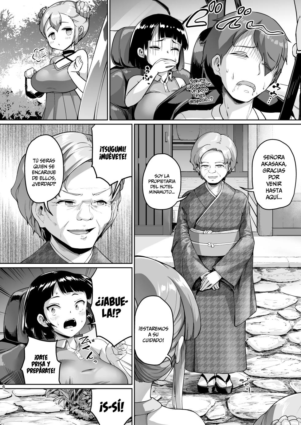 [Zetsubou Shiromuji (Shousan Bouzu)] Kyonyuu no Oyako ni Osewa ni Nattemasu. ~Oyako Hen~ [Spanish] [MandaloAsiNoma] [Digital] - Page 6