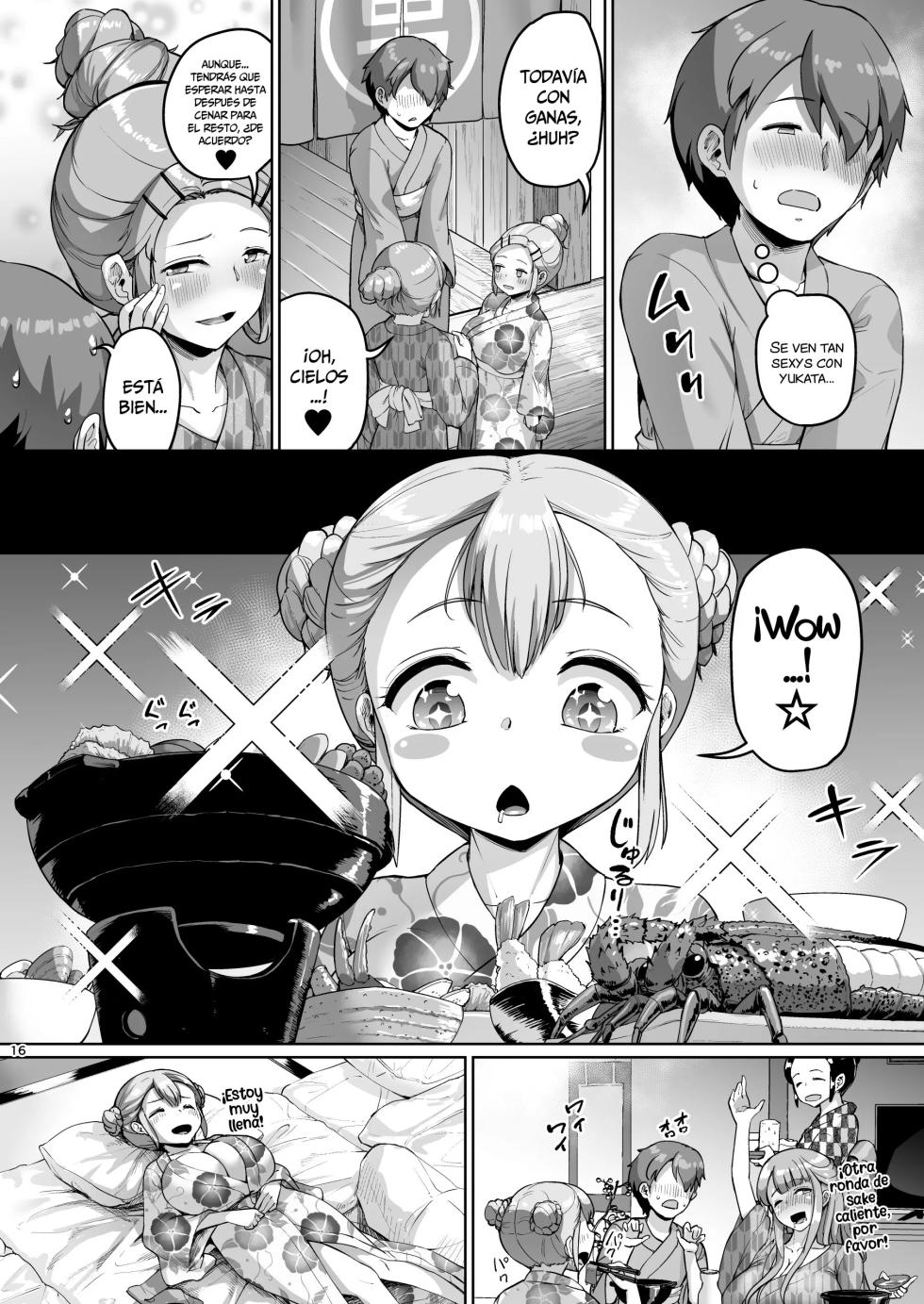 [Zetsubou Shiromuji (Shousan Bouzu)] Kyonyuu no Oyako ni Osewa ni Nattemasu. ~Oyako Hen~ [Spanish] [MandaloAsiNoma] [Digital] - Page 16