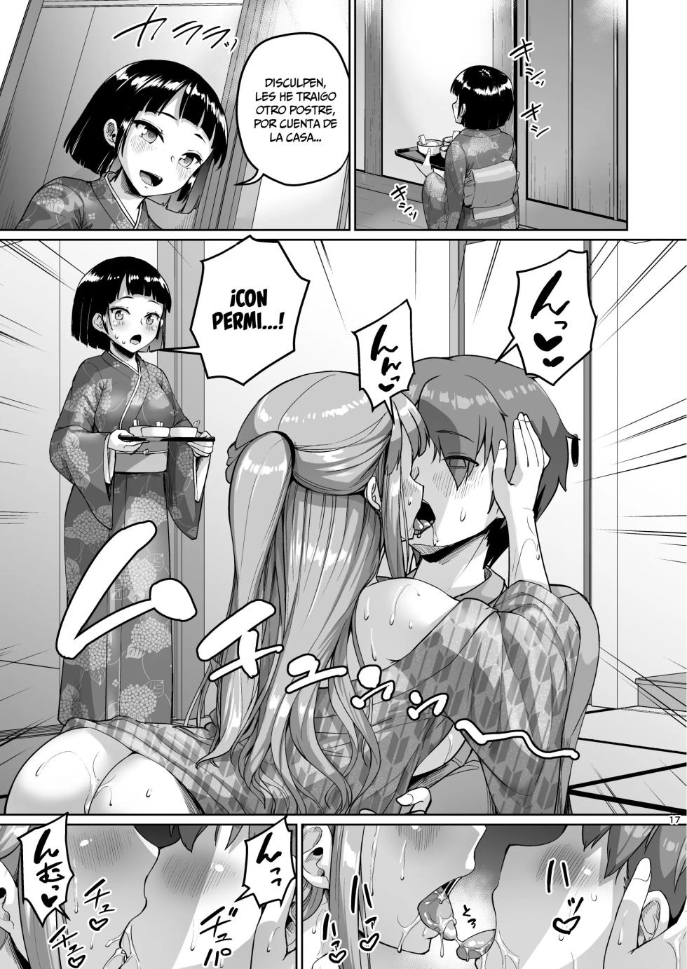 [Zetsubou Shiromuji (Shousan Bouzu)] Kyonyuu no Oyako ni Osewa ni Nattemasu. ~Oyako Hen~ [Spanish] [MandaloAsiNoma] [Digital] - Page 17