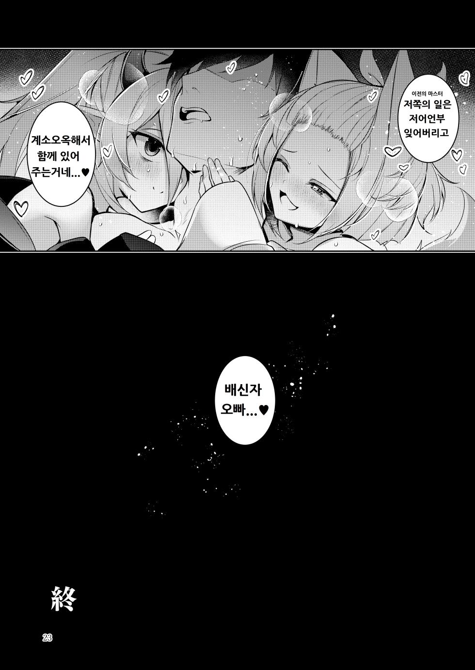 [Midorineko (Midori)] Chuusei o Chikatta Master to Shinrai suru Dekki no Nakama o Uragiru Wake... Ah... (Yu-Gi-Oh! OCG) [Digital] - Page 24