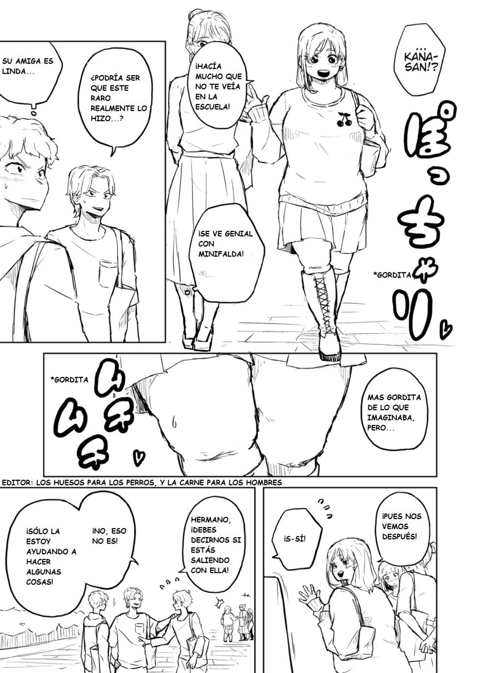 [Pocchari wa sekai o sukuu] Chubby Girlfriend [Español] - Page 35