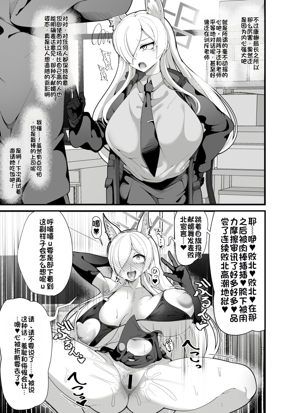 [Shiawase Hitotsubu (Shinozaki Ui)] Kouankyoku no Kyouken wa Saimin Ojisan ga Dai~suki ~Jinmon Taiketsu Hen~ (Blue Archive) [Chinese] [Digital] - Page 18