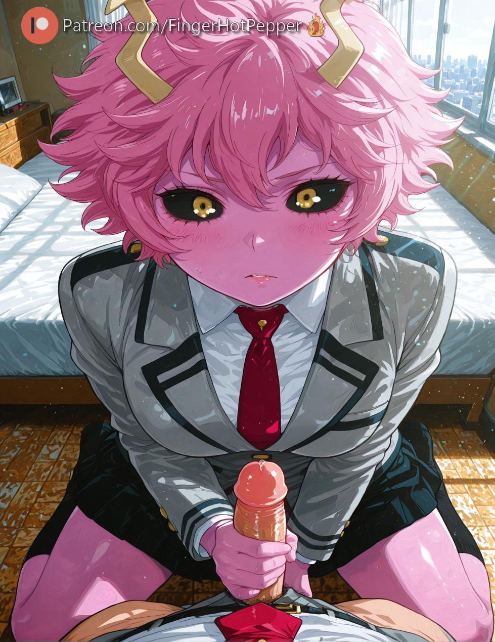 (Hot Finger Pepper) - Mina Ashido | Boku no Hero Academia - [AI Generated] (Patreon) - Page 9