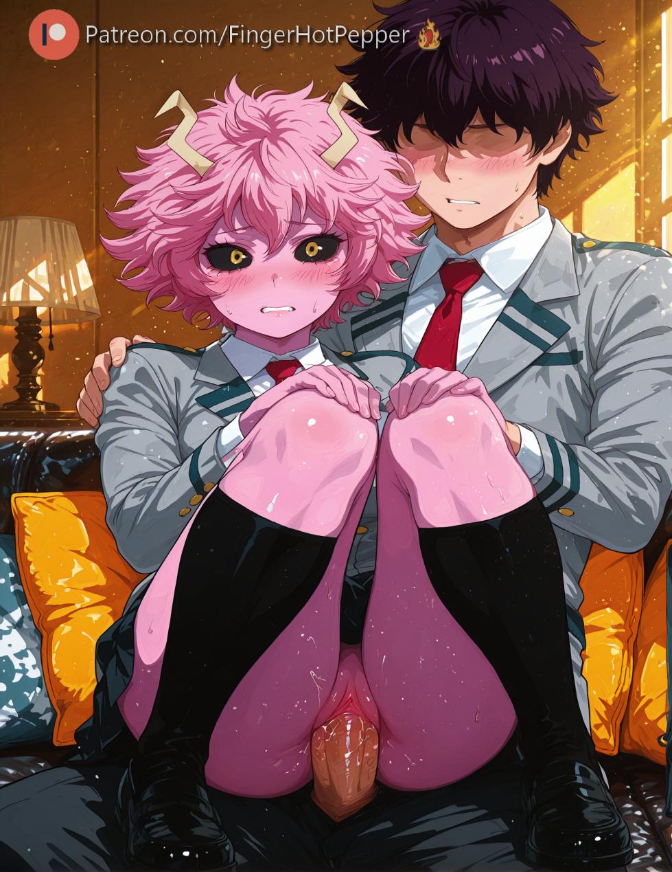 (Hot Finger Pepper) - Mina Ashido | Boku no Hero Academia - [AI Generated] (Patreon) - Page 15