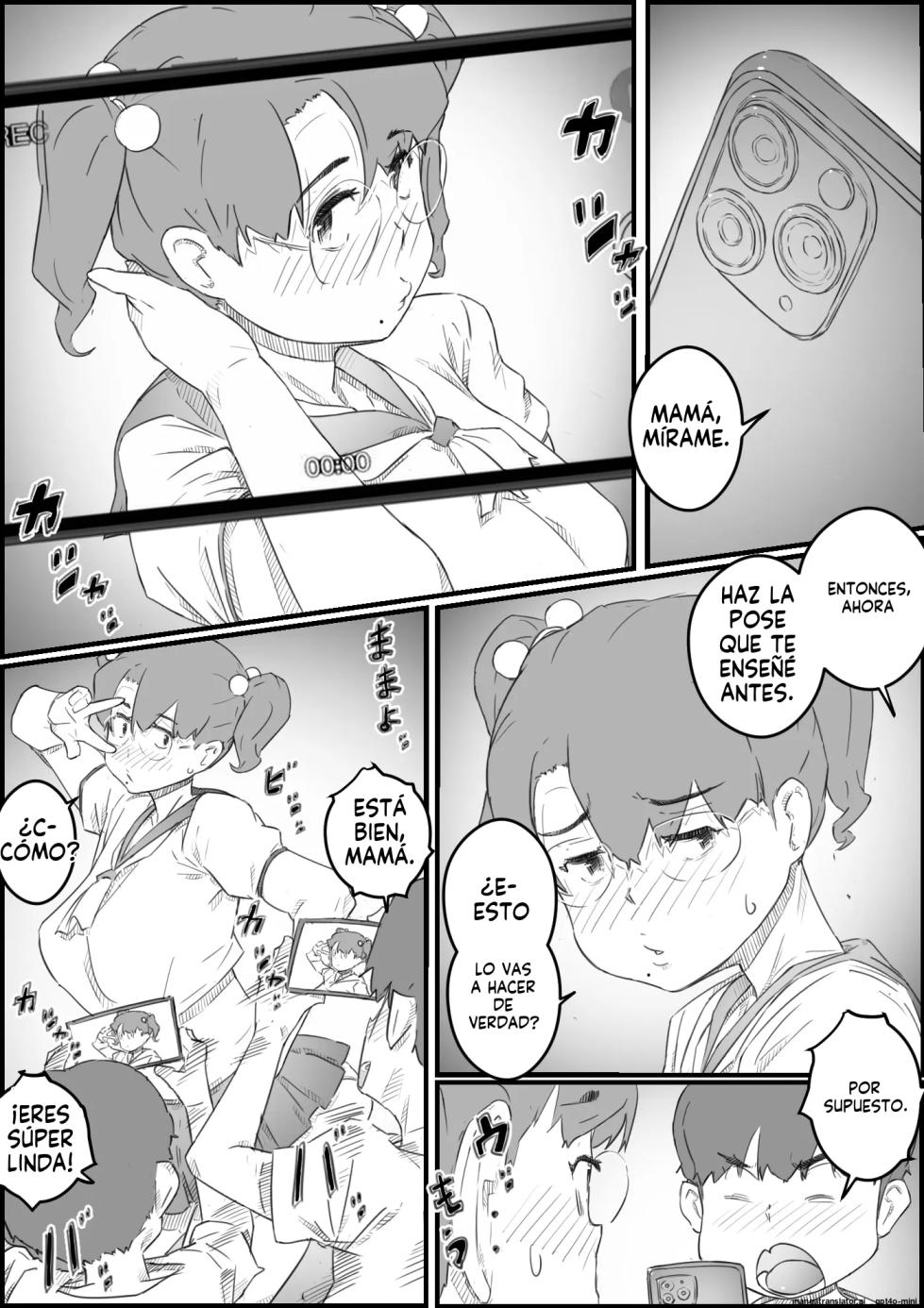 [Hirekatsu] Hitori Kurashi no Musuko no Heya de... Chizuru-san no Baai｜En la habitación de mi hijo, que vive solo... El caso de Chizuru [Spanish] [FallenSub] [MTL] - Page 23