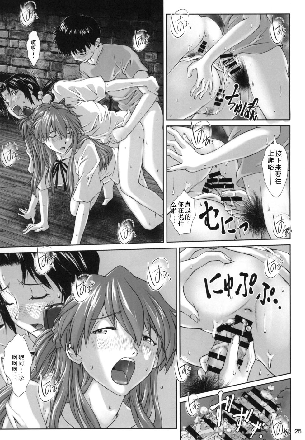 [Tengu no Tsuzura (Kuro Tengu)] Side effect (Neon Genesis Evangelion) [Chinese] 【叛逆个人汉化】 - Page 24