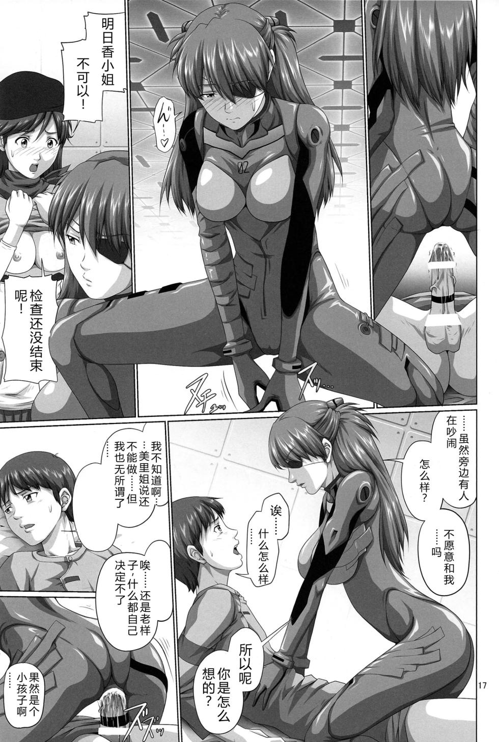 (C84) [Daiznosusume, Toyatei (Toyama Teiji, Saitou Kusuo)] Seiteki Yokkyuu Hokan Keikaku Q (Neon Genesis Evangelion)（Chinese）【叛逆个人汉化】 - Page 17