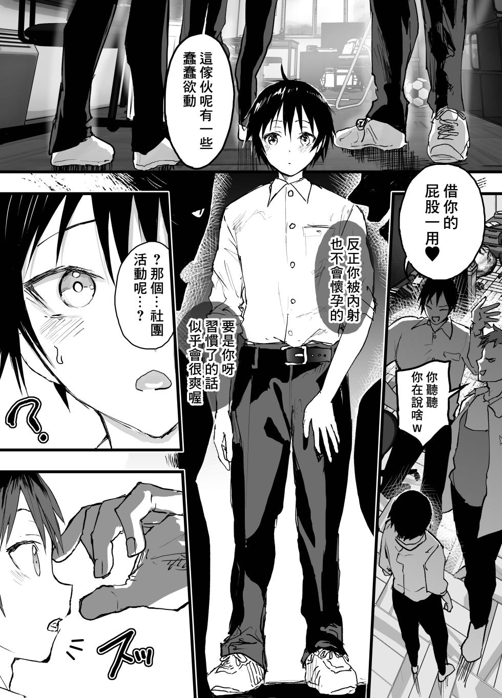 [Shota Mangaya-san (orukoa)] 被社團內恐怖的前輩當成肉便器。大雞巴輪姦下的潮吹地獄 [Chinese] [冒险者公会] [Digital] - Page 6