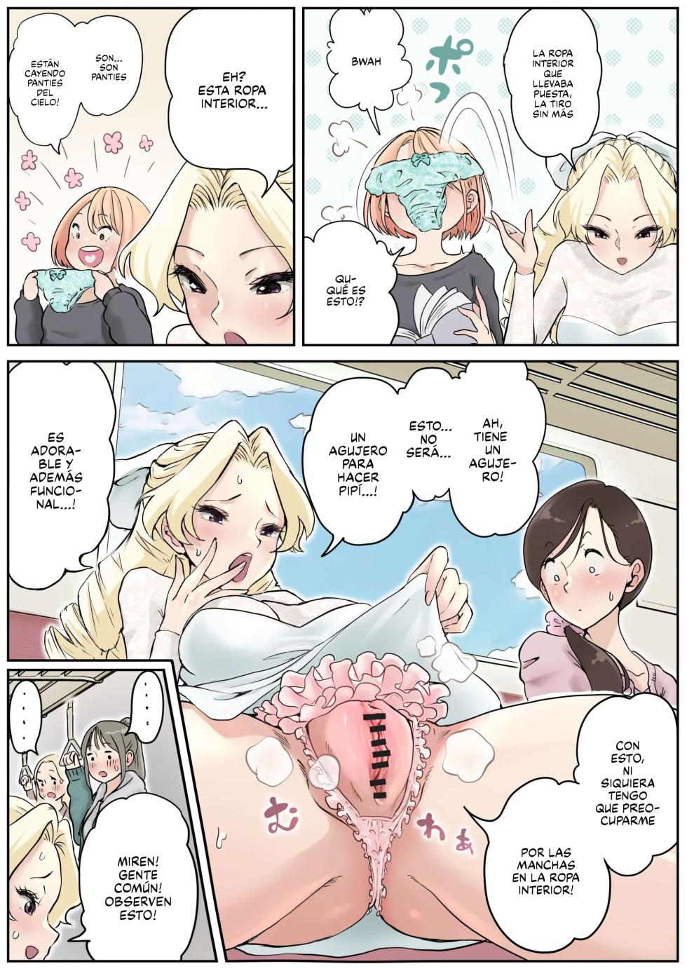 [Tsubame] Futayuri - Muchi na Ojou-sama to Futanari Musume｜Futayuri, Una Joven Dama Inocente y una Chica Futanari [Spanish] [Traducciones Jaguarlo] - Page 4