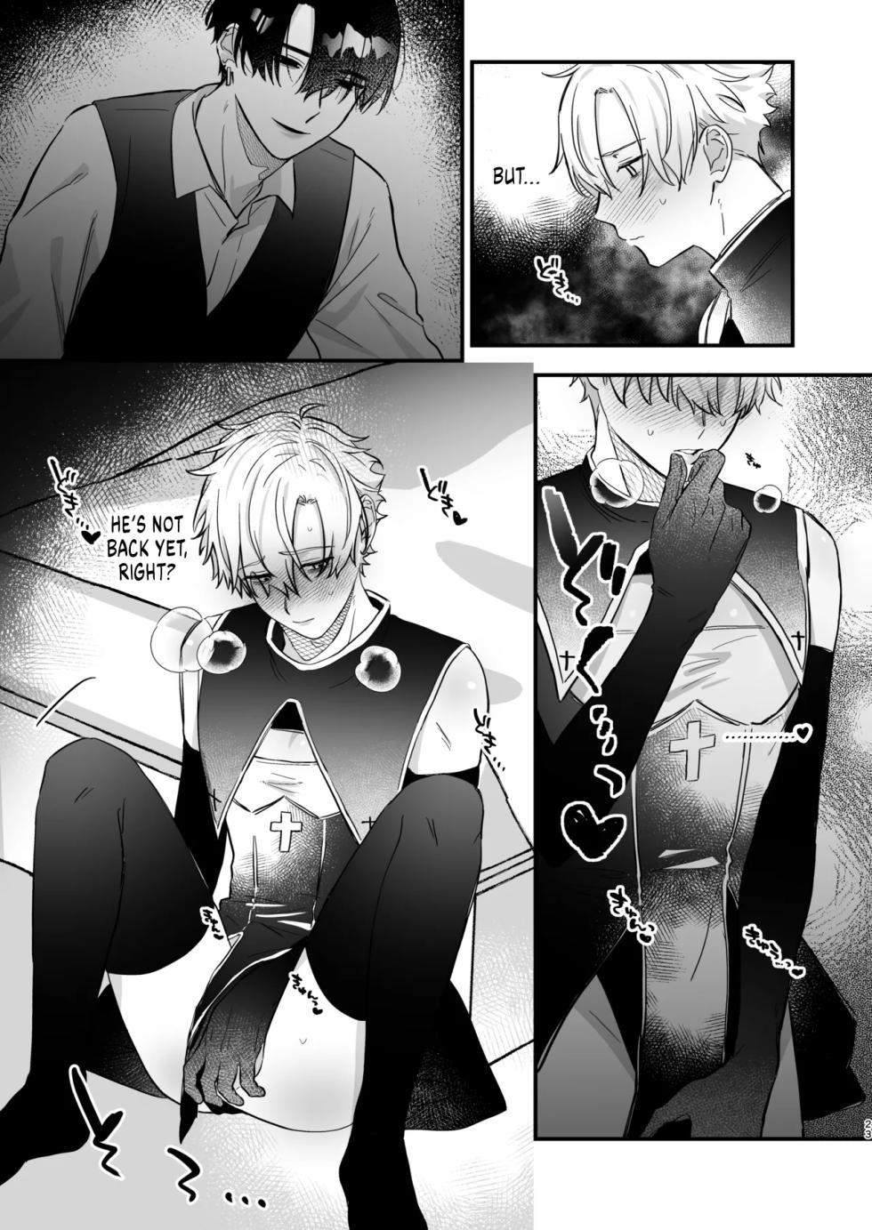 [Omaegawarui (Amemiya Koame)] Oshi ni Makemakuttetara Josou Sex de Mesuochi Saseraretemashita [English] {Yengli} [Digital] - Page 23