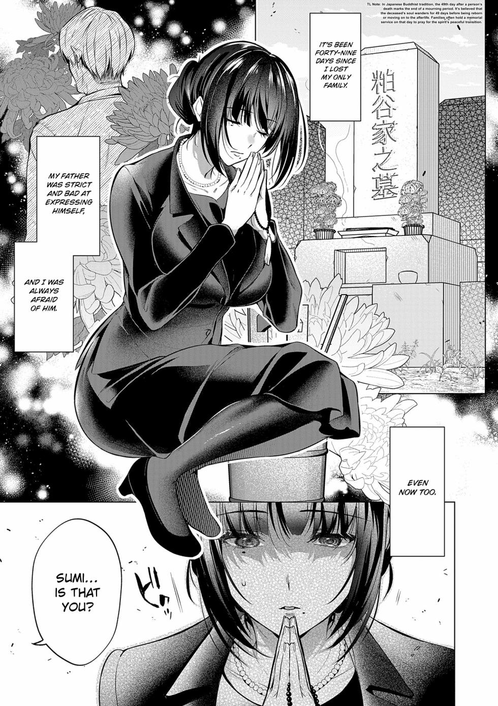 [Hinazuka Ryo] Shijuukunichi no Toge | Thorns of the Forty-Ninth Day (Nureru, Oboreru, Sore wa Koi.) [English] [ConTL] [Digital] - Page 1