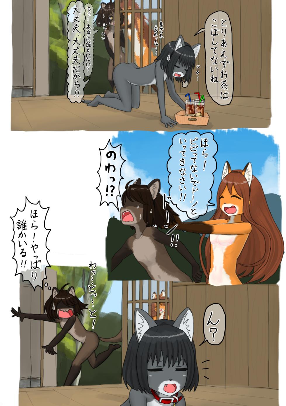 [紳士財閥 (ろるゐ紳士)] 夏、晴れ、女子二人、動物の格好してお外で… - Page 5