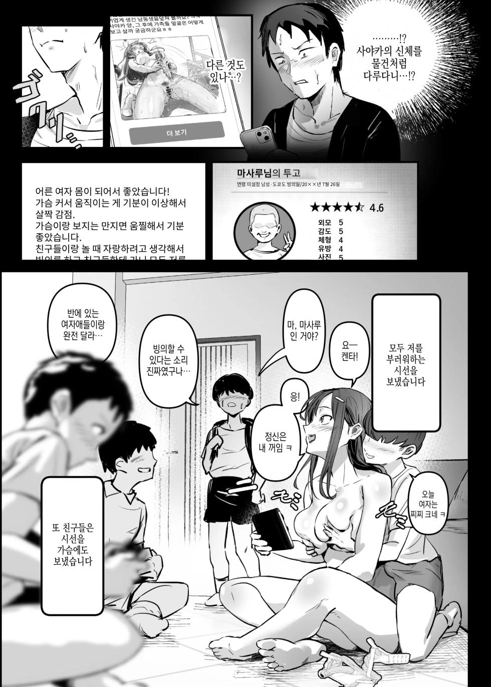 [Hyoui Lover (Mishima Psycho)] NTR -Netorare- Hyoui Repo! | NTR -네토라레- 빙의리뷰! (Hyoui Catalog Vol. 2 ~Onna no Karada o Nottorimakuru Anthology~) [Korean] [Digital] - Page 9