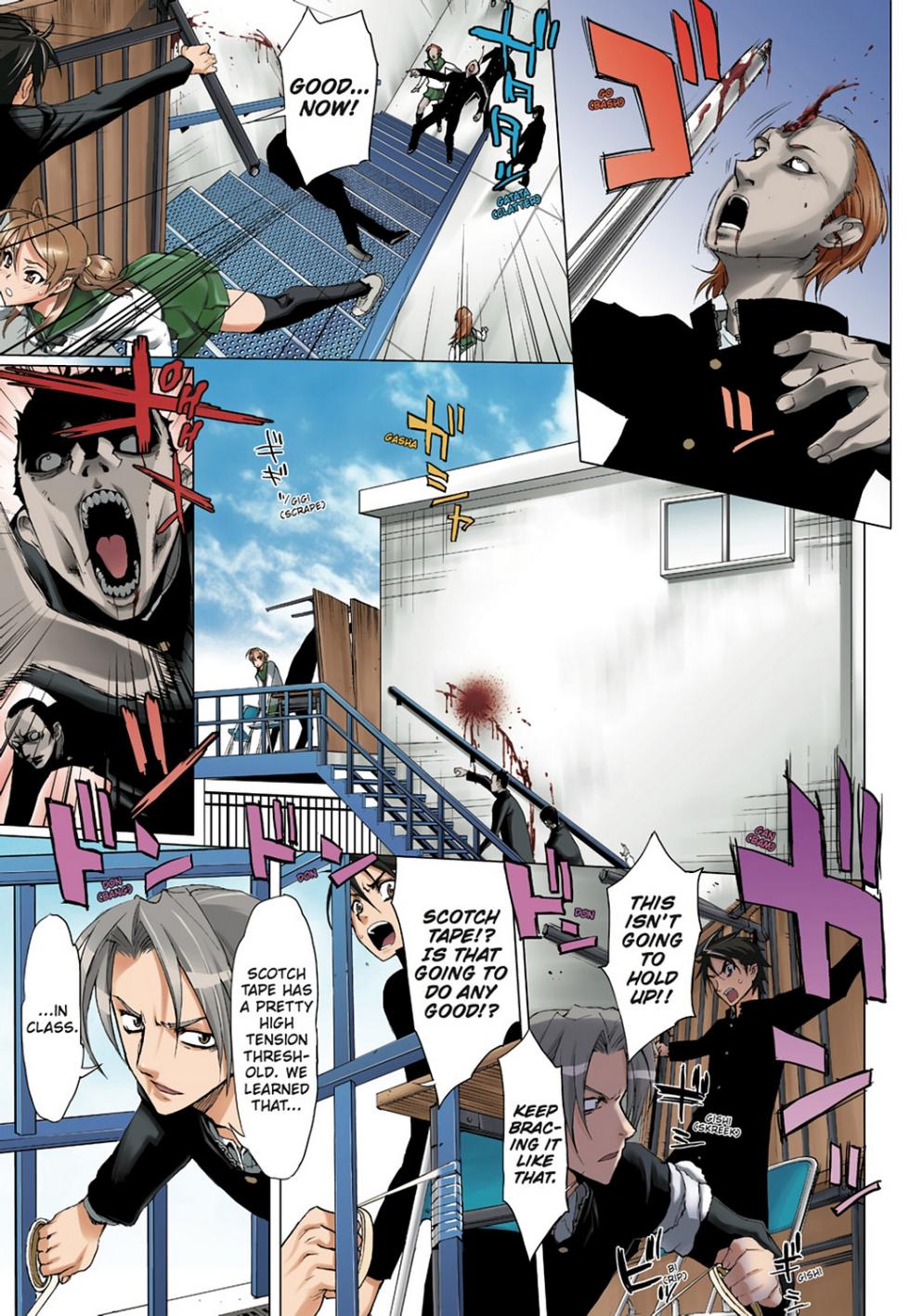 [Satou Daisuke Satou Shouji] Highschool of the Dead - Full Color Edition 1 - Page 24