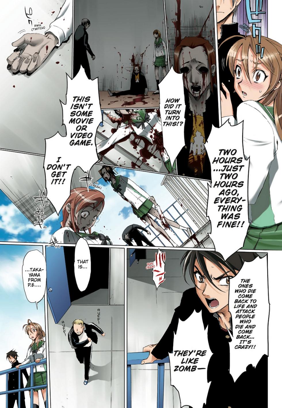 [Satou Daisuke Satou Shouji] Highschool of the Dead - Full Color Edition 1 - Page 28