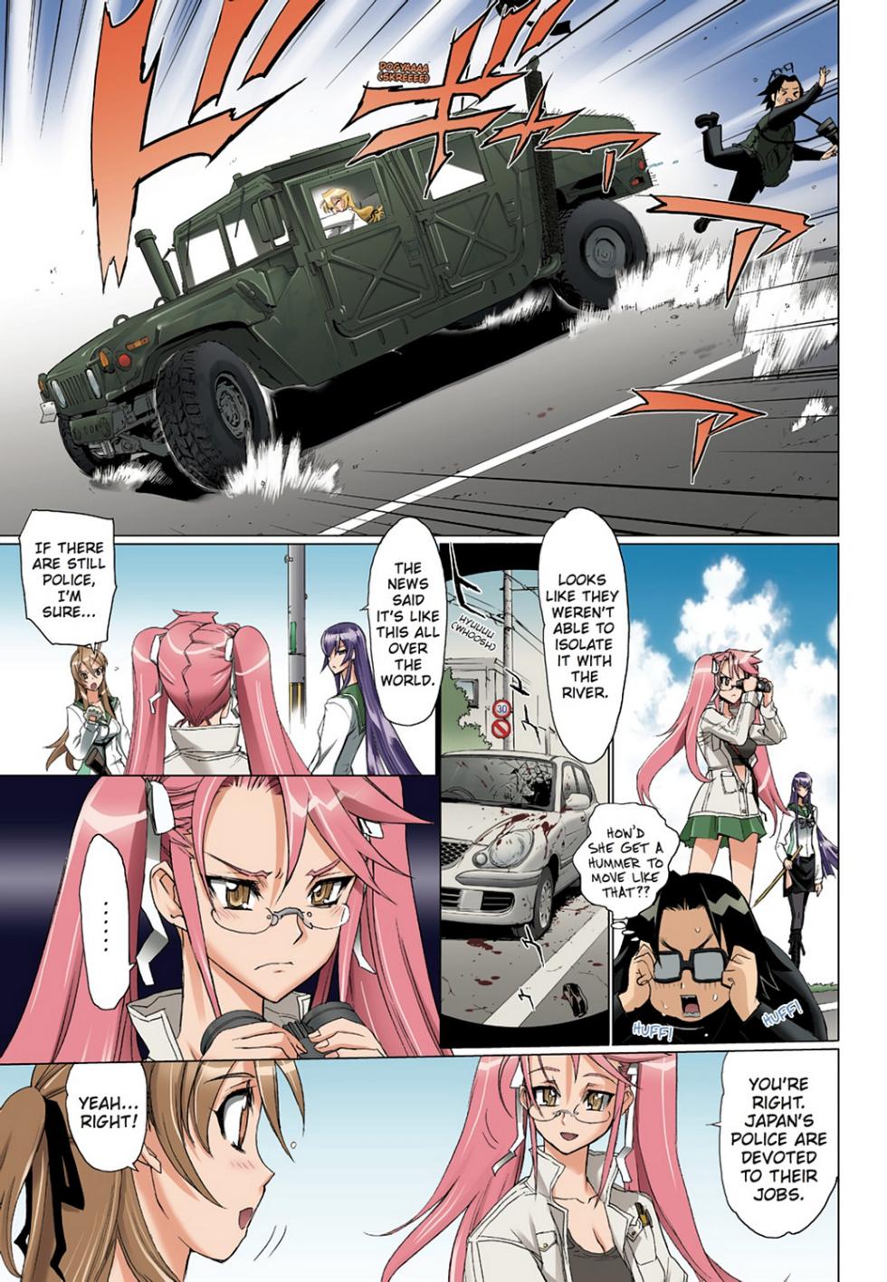[Satou Daisuke Satou Shouji] Highschool of the Dead - Full Color Edition 3 - Page 31