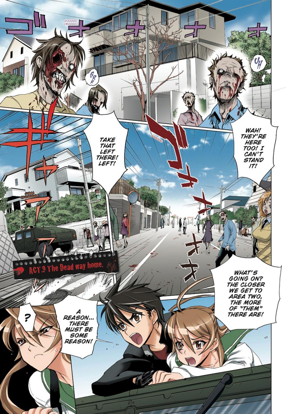 [Satou Daisuke Satou Shouji] Highschool of the Dead - Full Color Edition 3 - Page 35