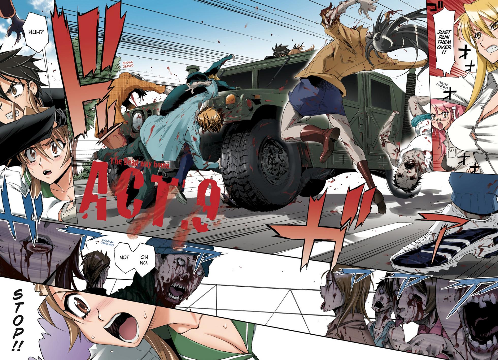 [Satou Daisuke Satou Shouji] Highschool of the Dead - Full Color Edition 3 - Page 37