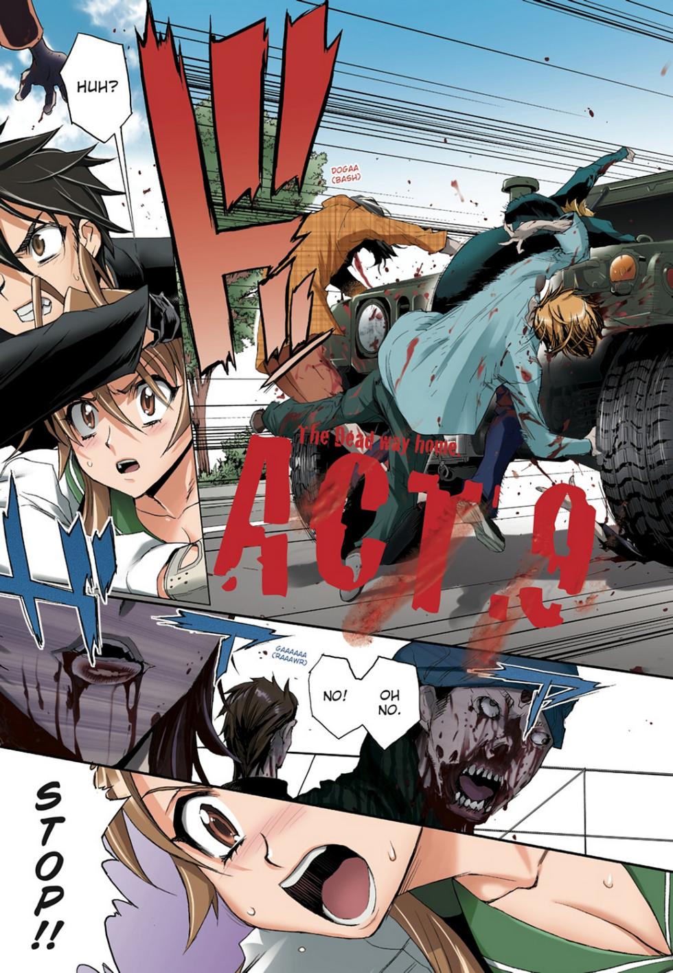 [Satou Daisuke Satou Shouji] Highschool of the Dead - Full Color Edition 3 - Page 38