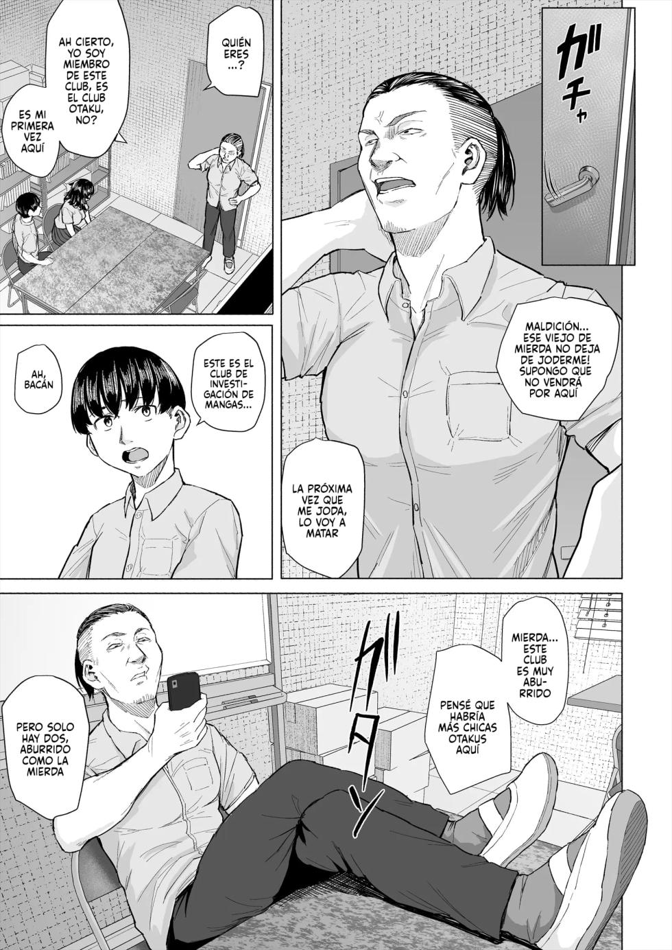 [Chonmage Teikoku (Magekichi)] Otaku Tomodachi to Tsukiaeta noni Charao ni Netorareta Hanashi｜La Histora de cómo Conseguí Salir con mi Amiga Otaku sólo para que un Matón me la Robara [Spanish] [P7Neko] - Page 6